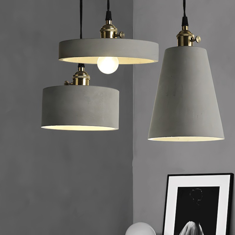Room scene with pendant cluster