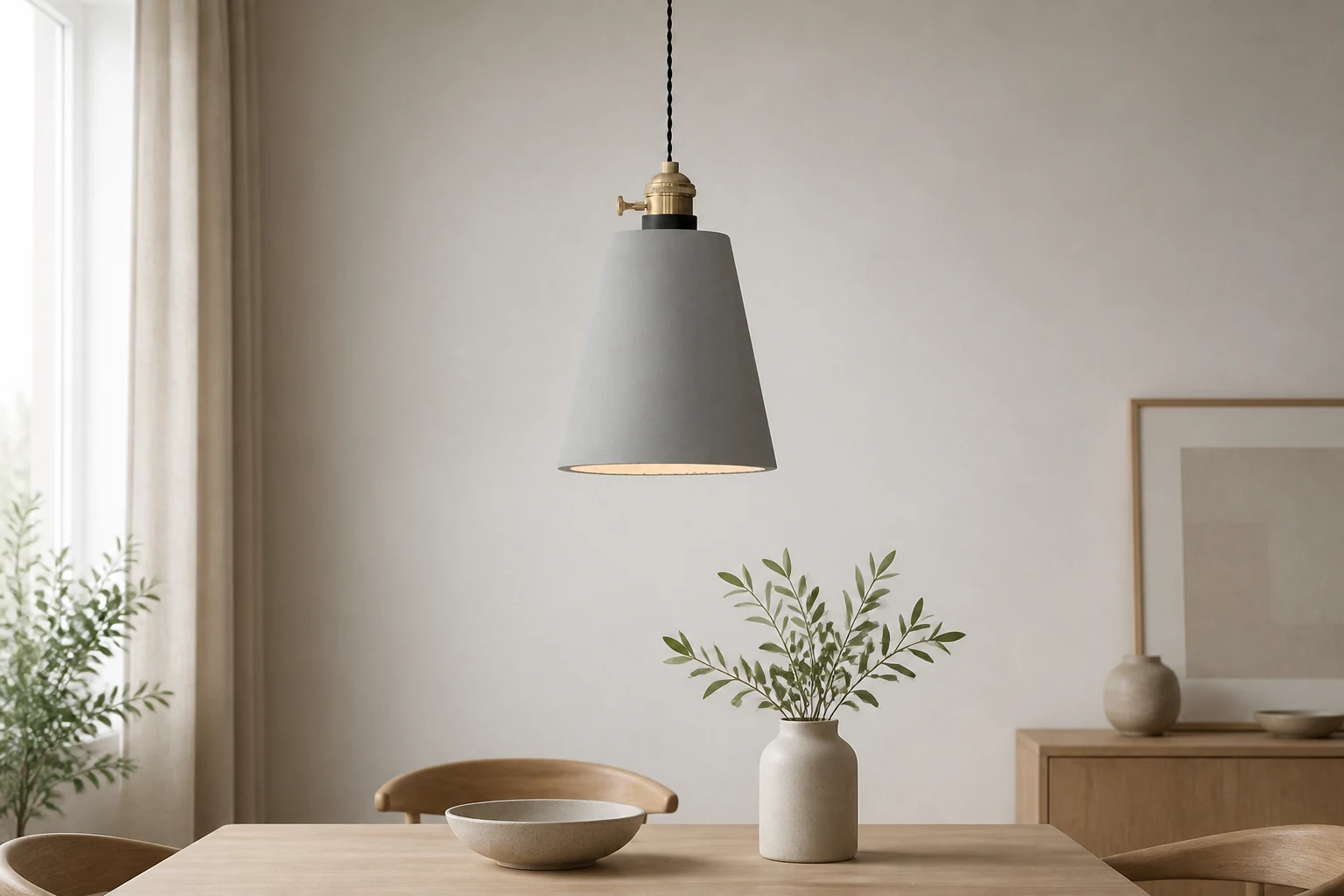 Lifestyle scene for the pendant light