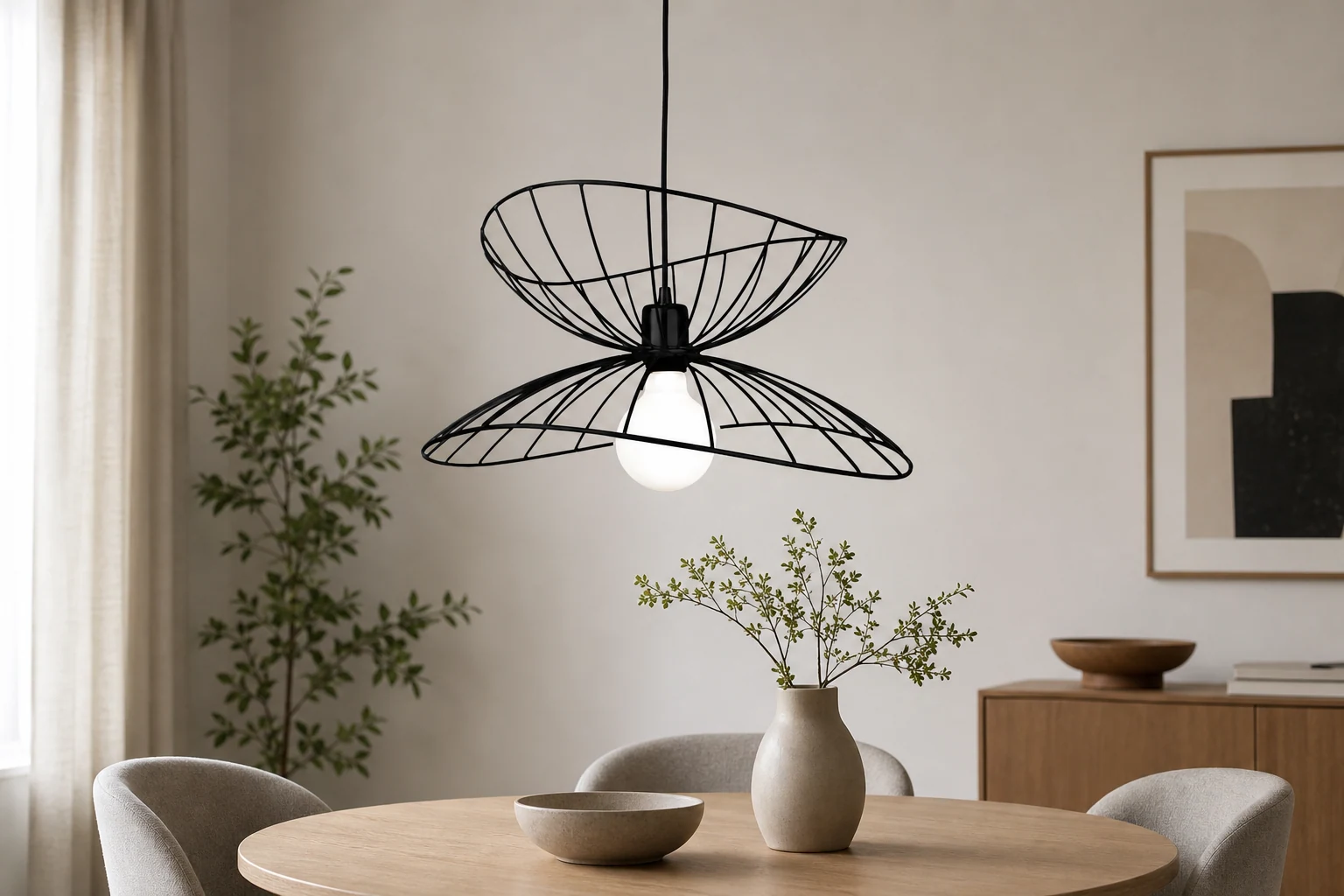 Ray Metal Pendant Light interior styling scene